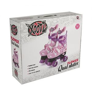 RAVEN Inline Skates Pattini in linea per bambini ragazze regolabili (Rosi, 28-32 (18,5cm-21cm