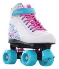 SFR Skates Pattini A Rotelle Figure Unisex Bambini E Ragazze - Nero/Mint, Taglia 38, Modello SFR050, Pattinaggio Artistico - 4