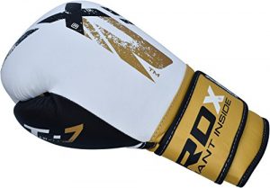 RDX Guantoni Da Boxe EGO In Pelle Maya Per Sparring E Heavy Bag, Con Imbottitura Multi-Strato E Chiusura Al Polso, Taglie Disponibili - 2